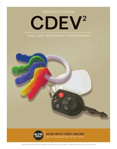 Cdev2 Child And Adolescent Development 2Nd Edition