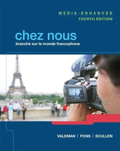 Chez nous Branch sur le monde francophoneMedia-Enhanced 4th by Albert Valdman