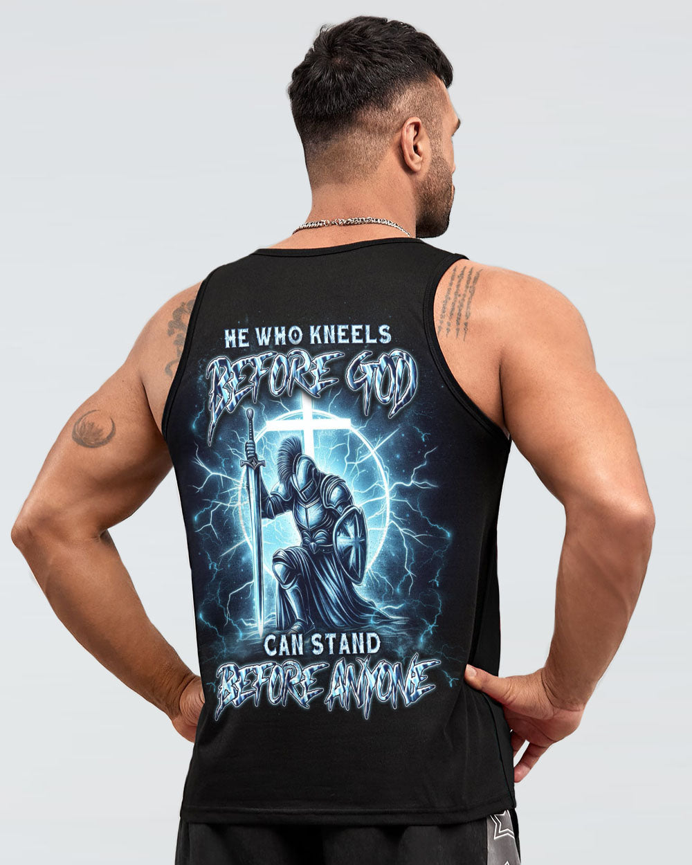 He Who Kneels Before God Warrior Men's All Over Print Shirt - Yhln2711232