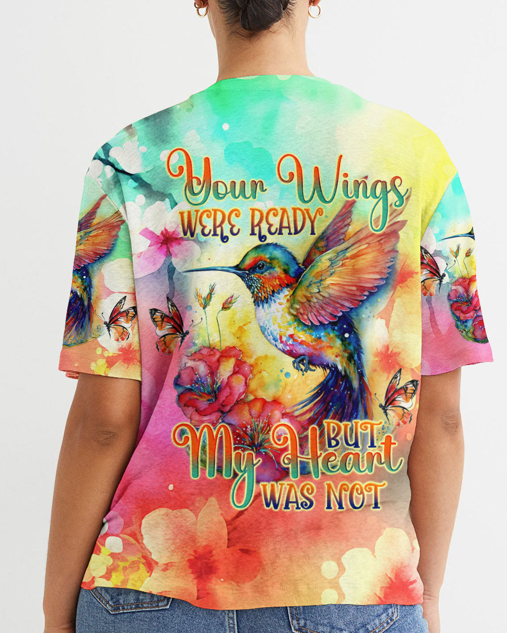 Your Wings Were Ready Hummingbird Women's All Over Print Shirt - Tlno0709234