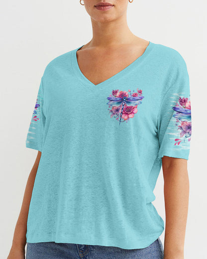 When Dragonflies Appear Angels Are Near Women's All Over Print Shirt - Tlno0909233