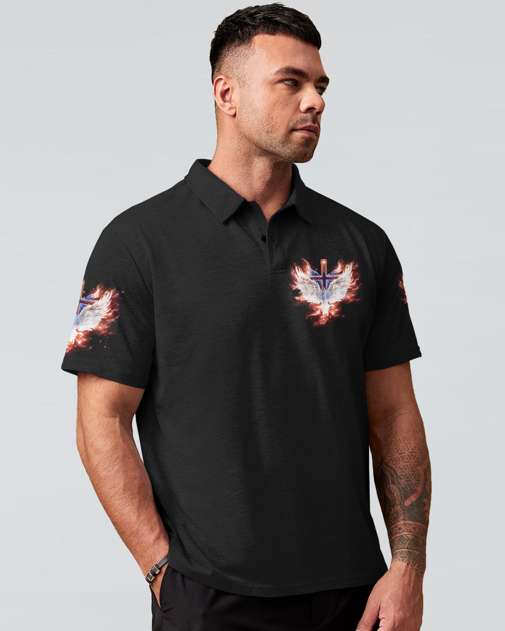 Even In Darkness Eagle Men's All Over Print Shirt - Tlno1108232