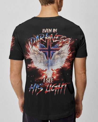 Even In Darkness Eagle Men's All Over Print Shirt - Tlno1108232