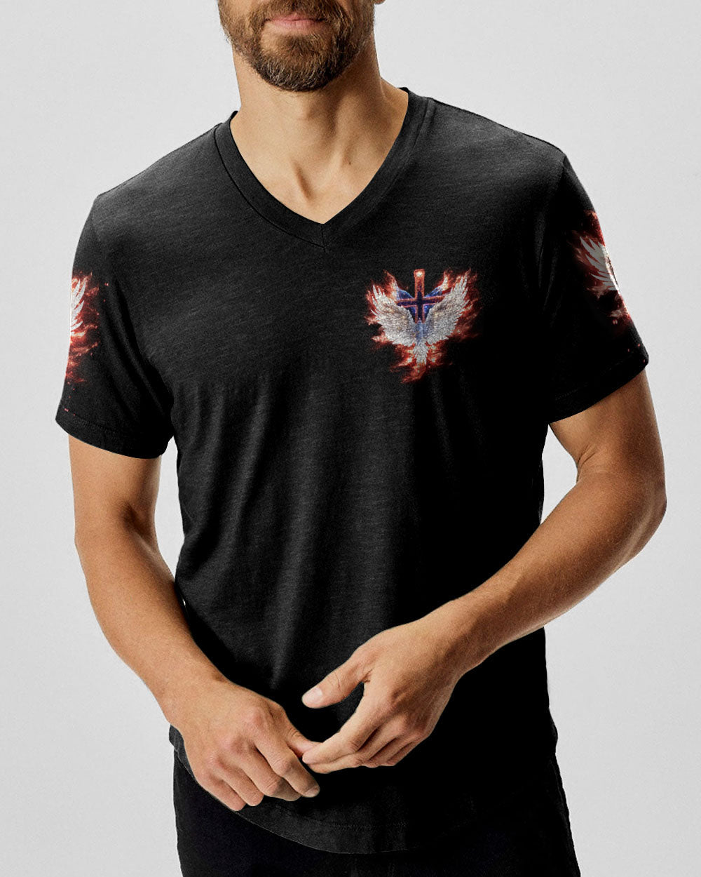 Even In Darkness Eagle Men's All Over Print Shirt - Tlno1108232