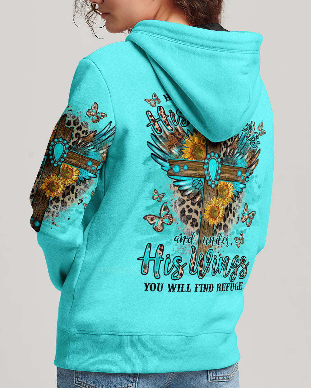 He Will Cover You Women's All Over Print Shirt - Tlno2109232