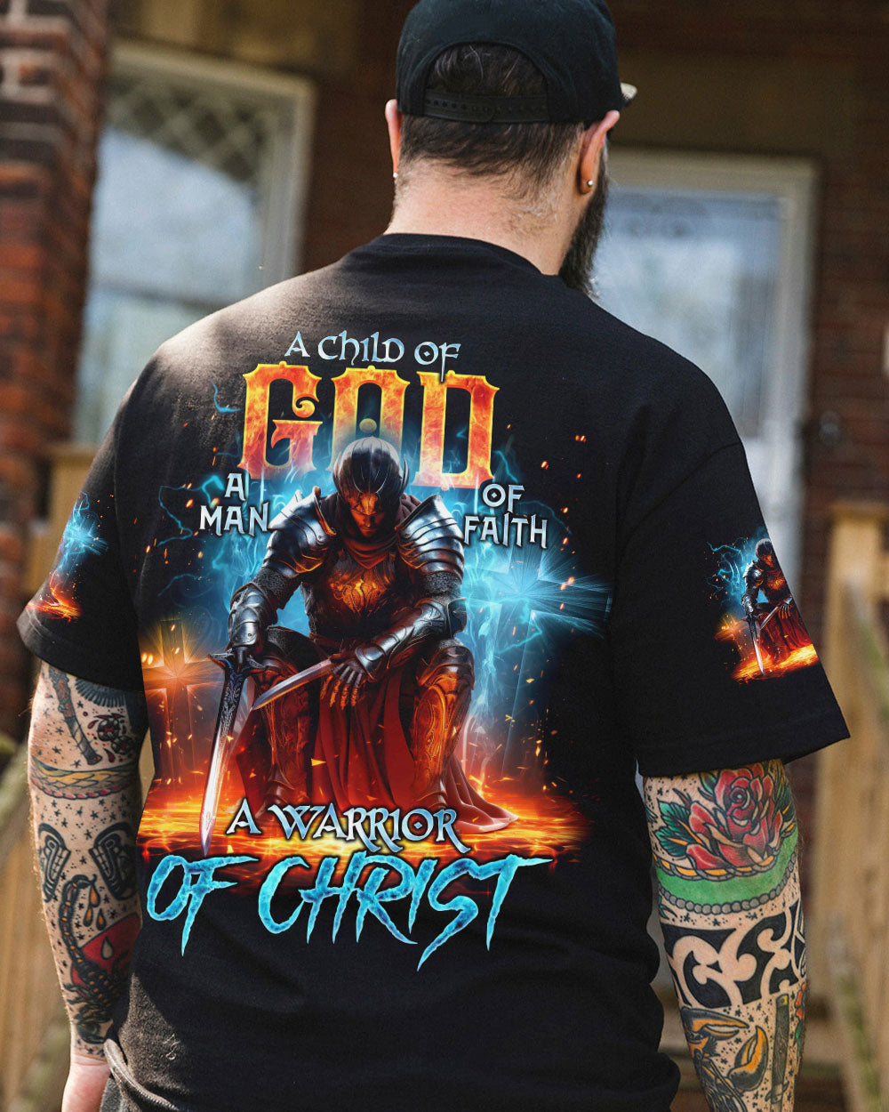 A Warrior Of Christ Men's All Over Print Shirt - Tlno2709234