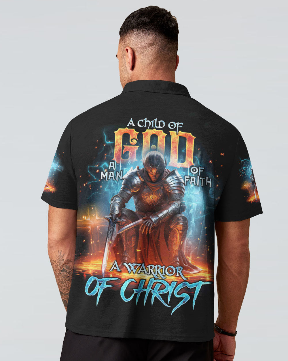 A Warrior Of Christ Men's All Over Print Shirt - Tlno2709234