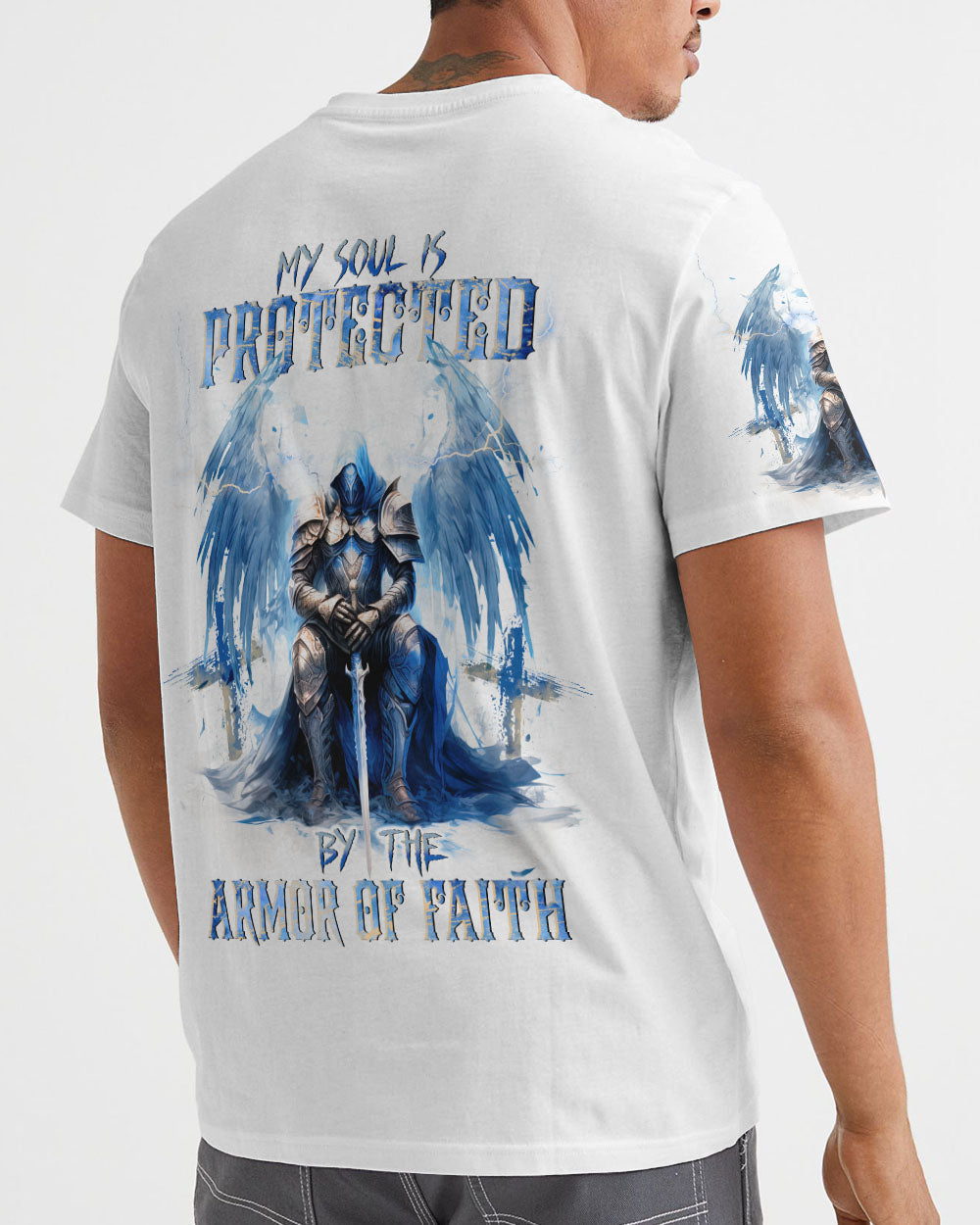 My Soul Is Protected Men's All Over Print Shirt - Tlnt0910234