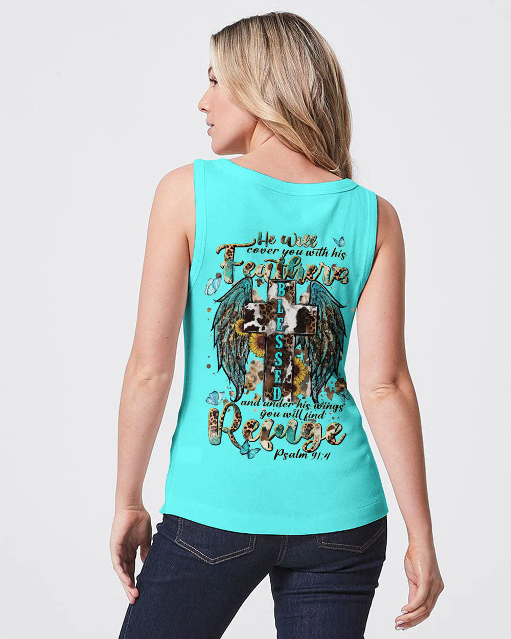 He Will Cover You Women's All Over Print Shirt - Tlnt2109232