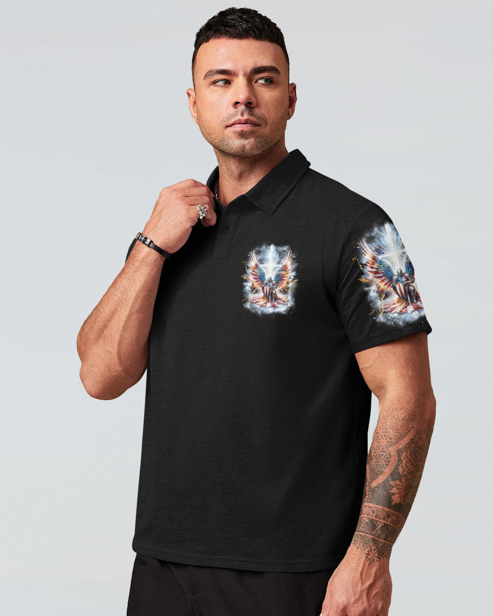 The Jesus Inside Me Is Stronger Warrior Men's All Over Print Shirt - Tlnz0603244