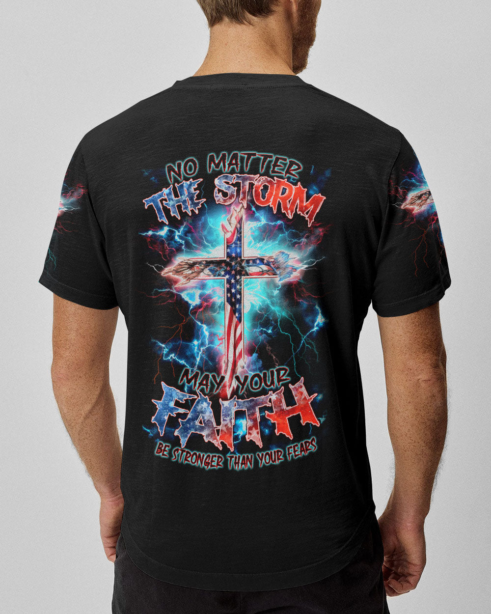 No Matter The Storm Men's All Over Print Shirt - Tlnz0910234