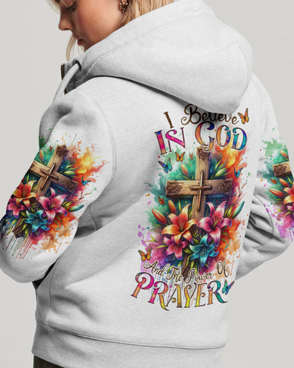 I Believe In God Lilies Women's All Over Print Shirt - Tlnz1711233