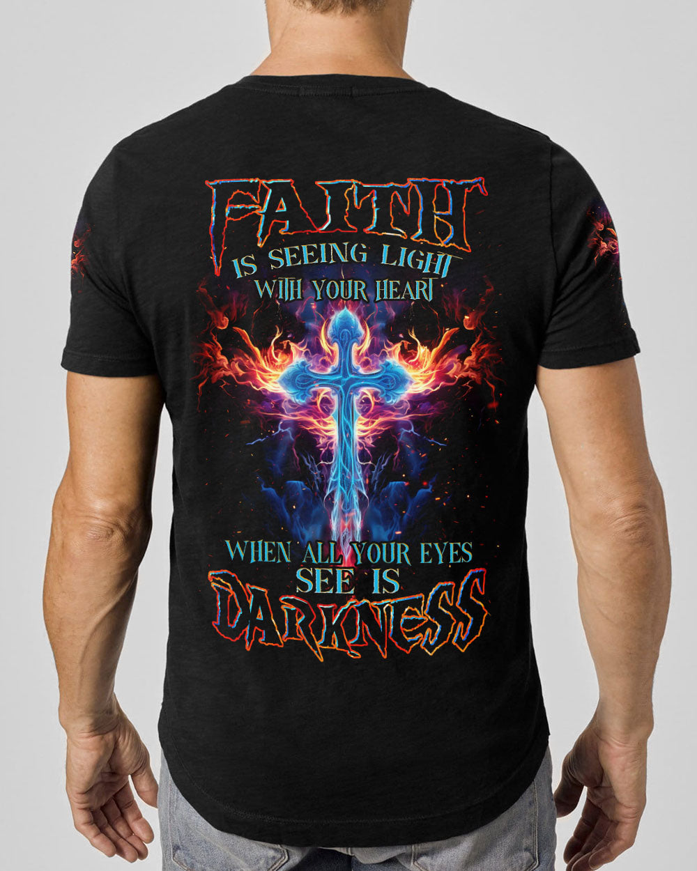 Faith Is Seeing Light Men's All Over Print Shirt - Tlnz3008233