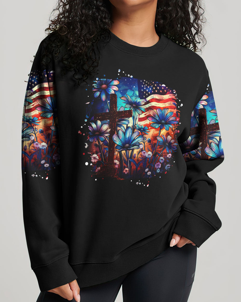 Loves Jesus And America Too Women's All Over Print Shirt - Tltr0609233