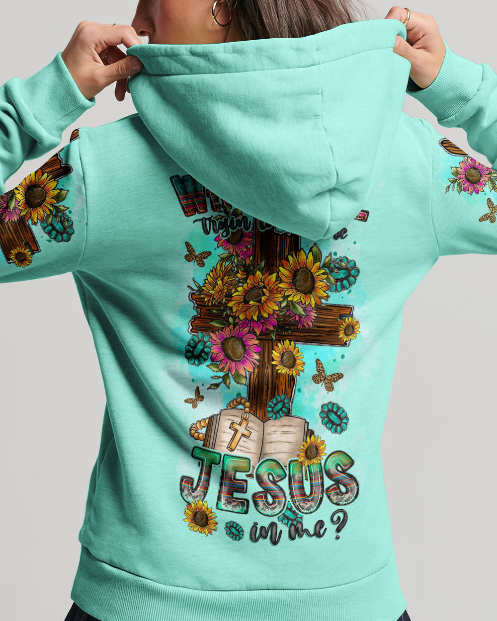 Jesus In Me Women's All Over Print Shirt - Tltr0610231