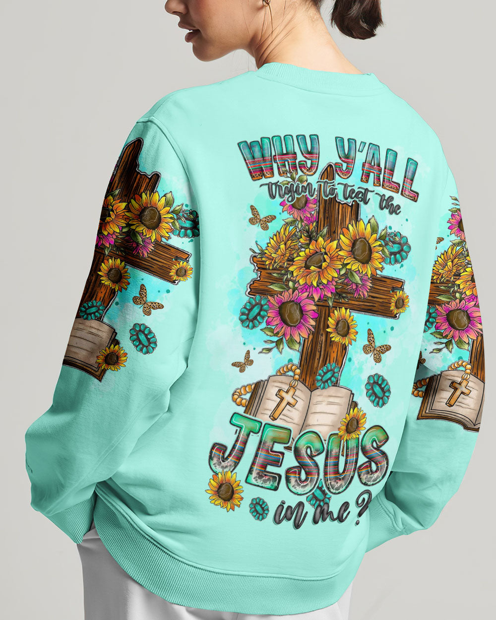 Jesus In Me Women's All Over Print Shirt - Tltr0610231