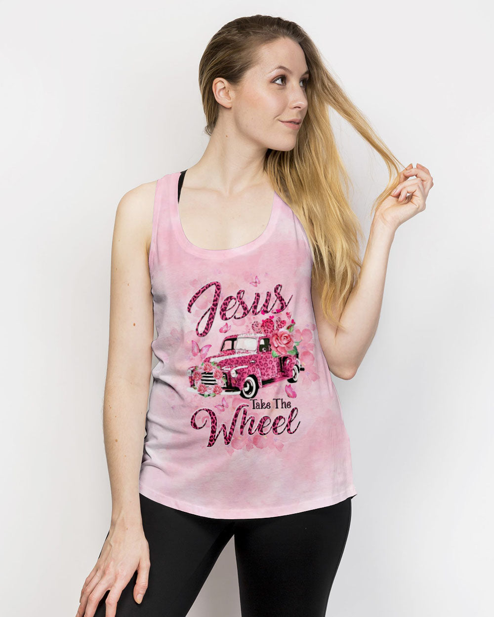 Jesus Take The Wheel Women's All Over Print Shirt - Tltw2110233