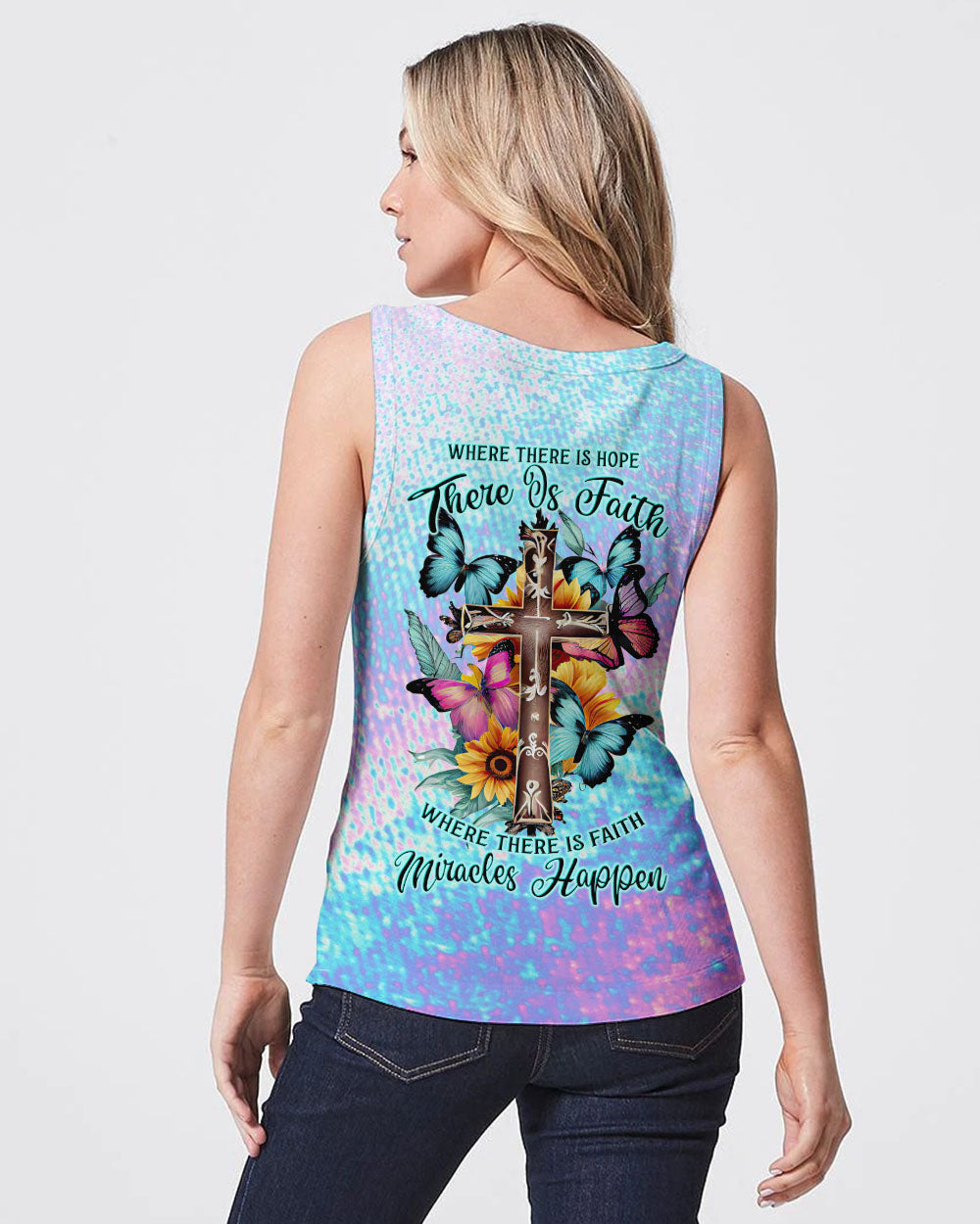 Where There Is Faith Miracles Happen Women's All Over Print Shirt - Tltw2209234