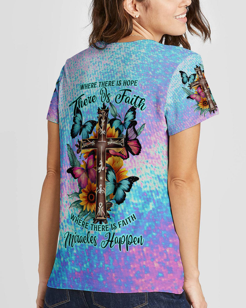 Where There Is Faith Miracles Happen Women's All Over Print Shirt - Tltw2209234