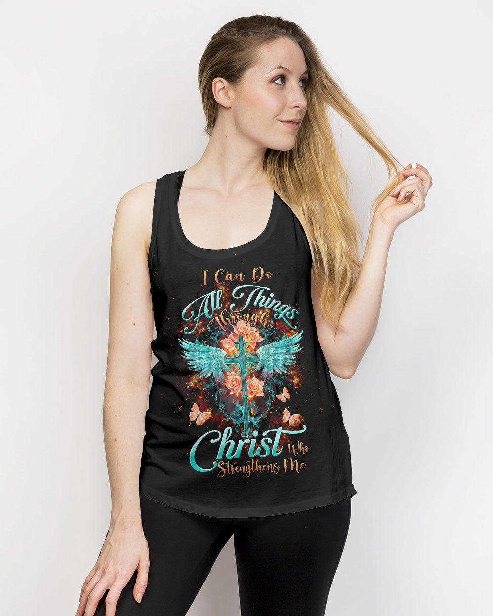 I Can Do All Things Through Christ Women's All Over Print Shirt - Tltw2909232