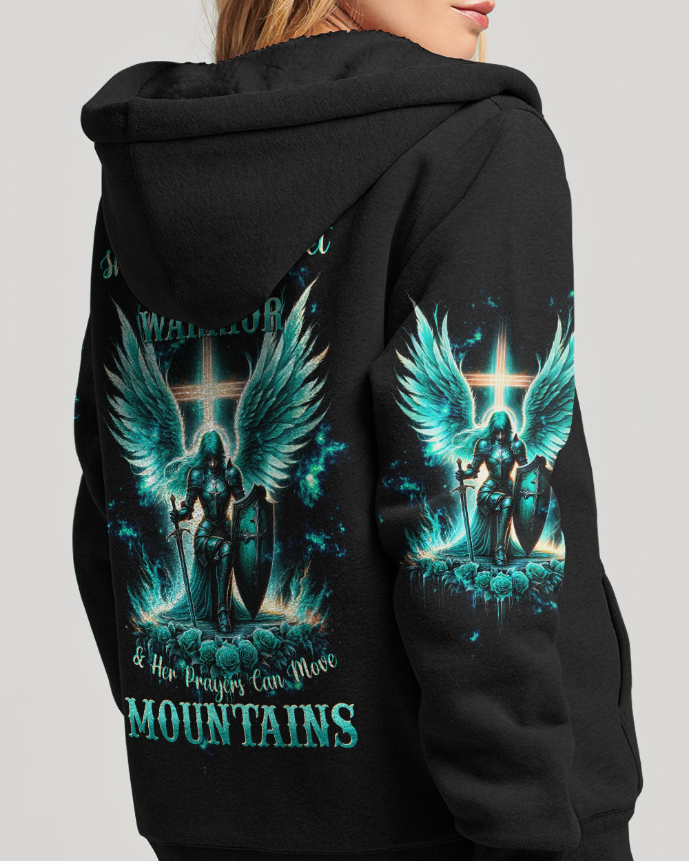 Prayers Can Move Mountains Warrior Wings Wings Women's All Over Print Shirt - Tltw2912234