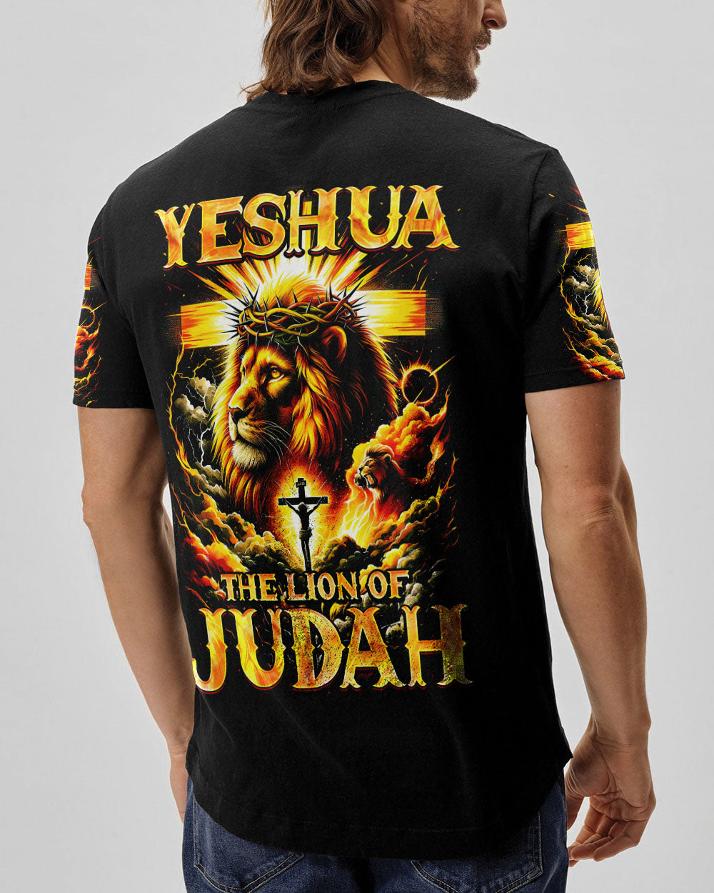 Yeshua The Lion Of Judah Men's All Over Print Shirt - Ty2301242