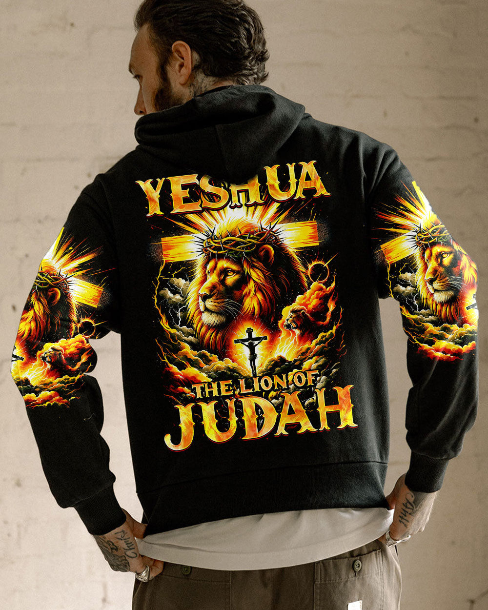 Yeshua The Lion Of Judah Men's All Over Print Shirt - Ty2301242