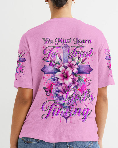 You Must Learn To Trust God's Timing Women's All Over Print Shirt - Tyqy0401231