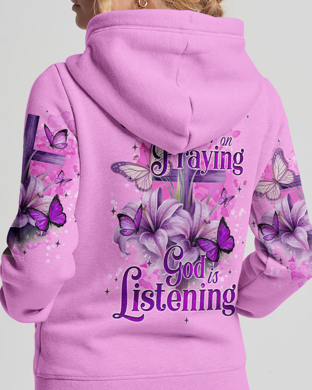 God Is Listening Women's All Over Print Shirt - Tyqy1309233