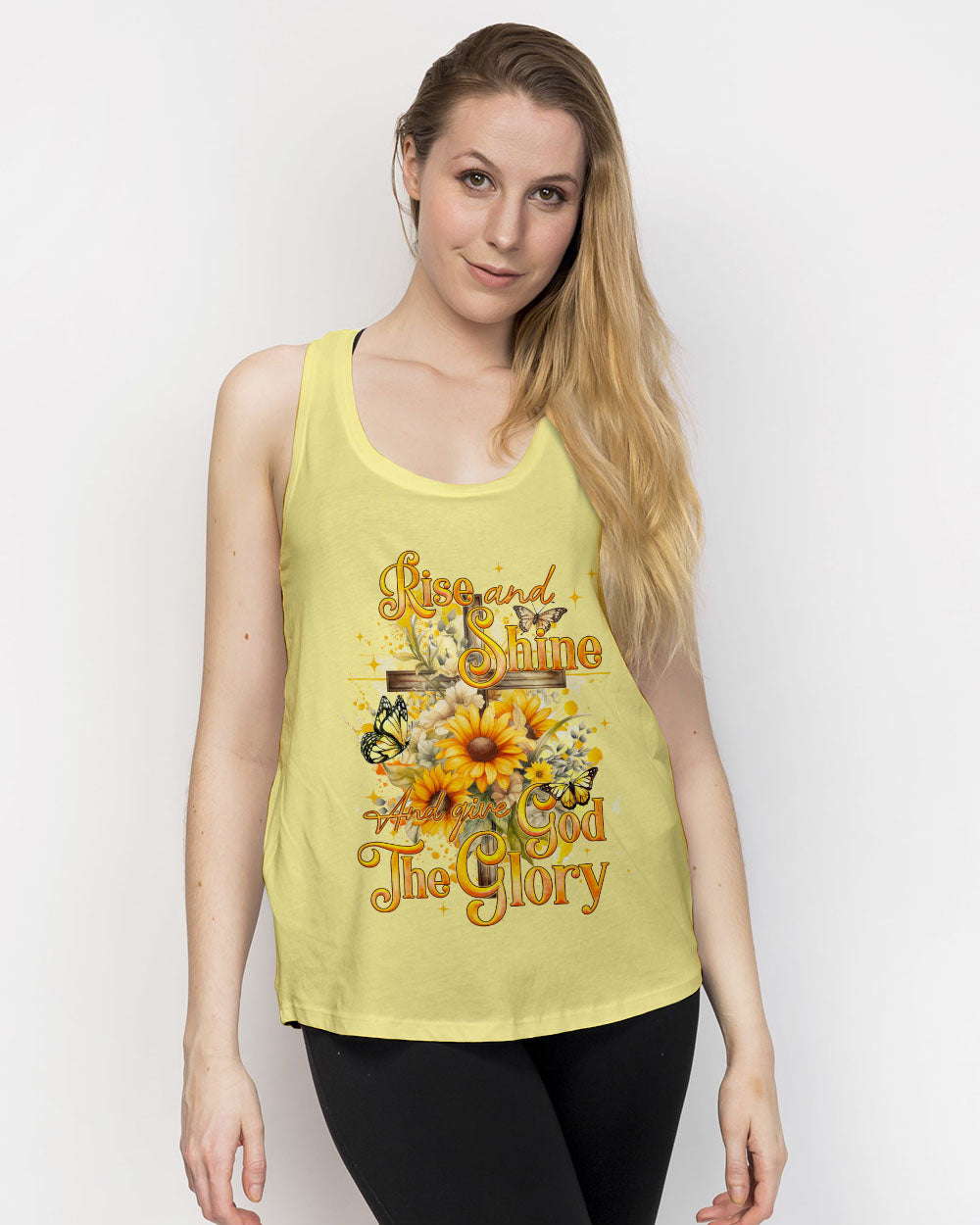 Give God The Glory Sunflower Women's All Over Print Shirt - Tyqy2909231