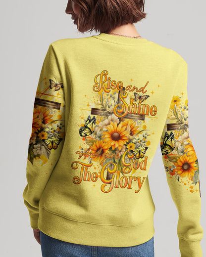 Give God The Glory Sunflower Women's All Over Print Shirt - Tyqy2909231