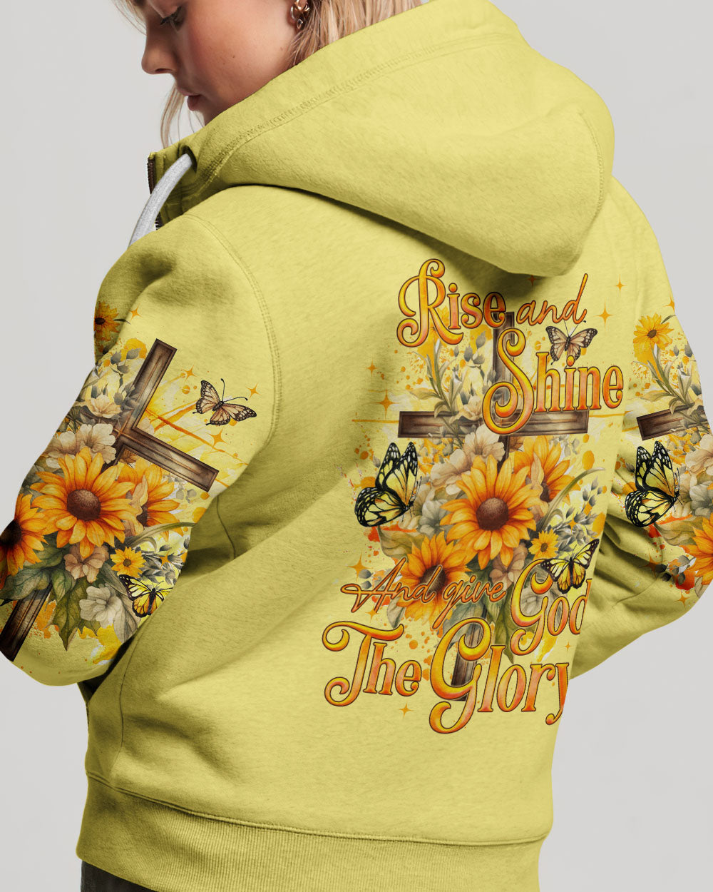 Give God The Glory Sunflower Women's All Over Print Shirt - Tyqy2909231