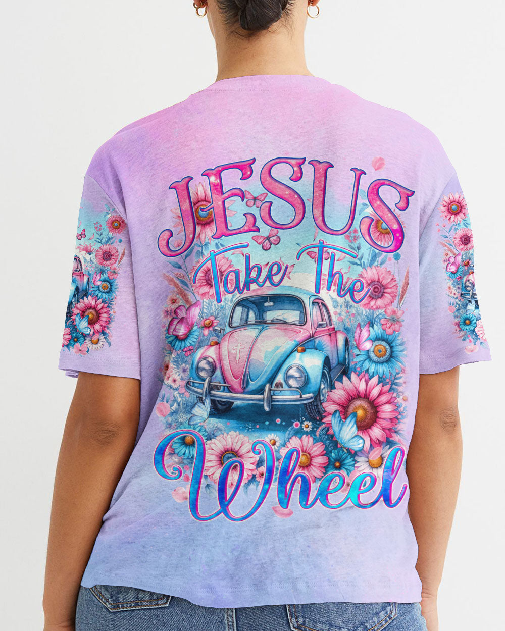 Jesus Take The Wheel Women's All Over Print Shirt - Tyqy2911234