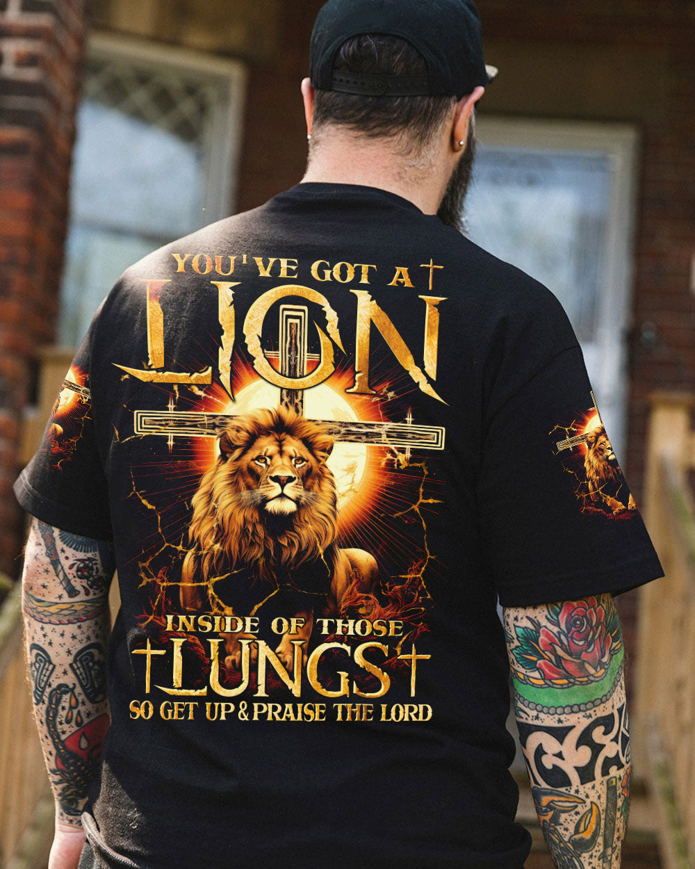 Lion In Lungs Men's All Over Print Shirt - Tytm1210234