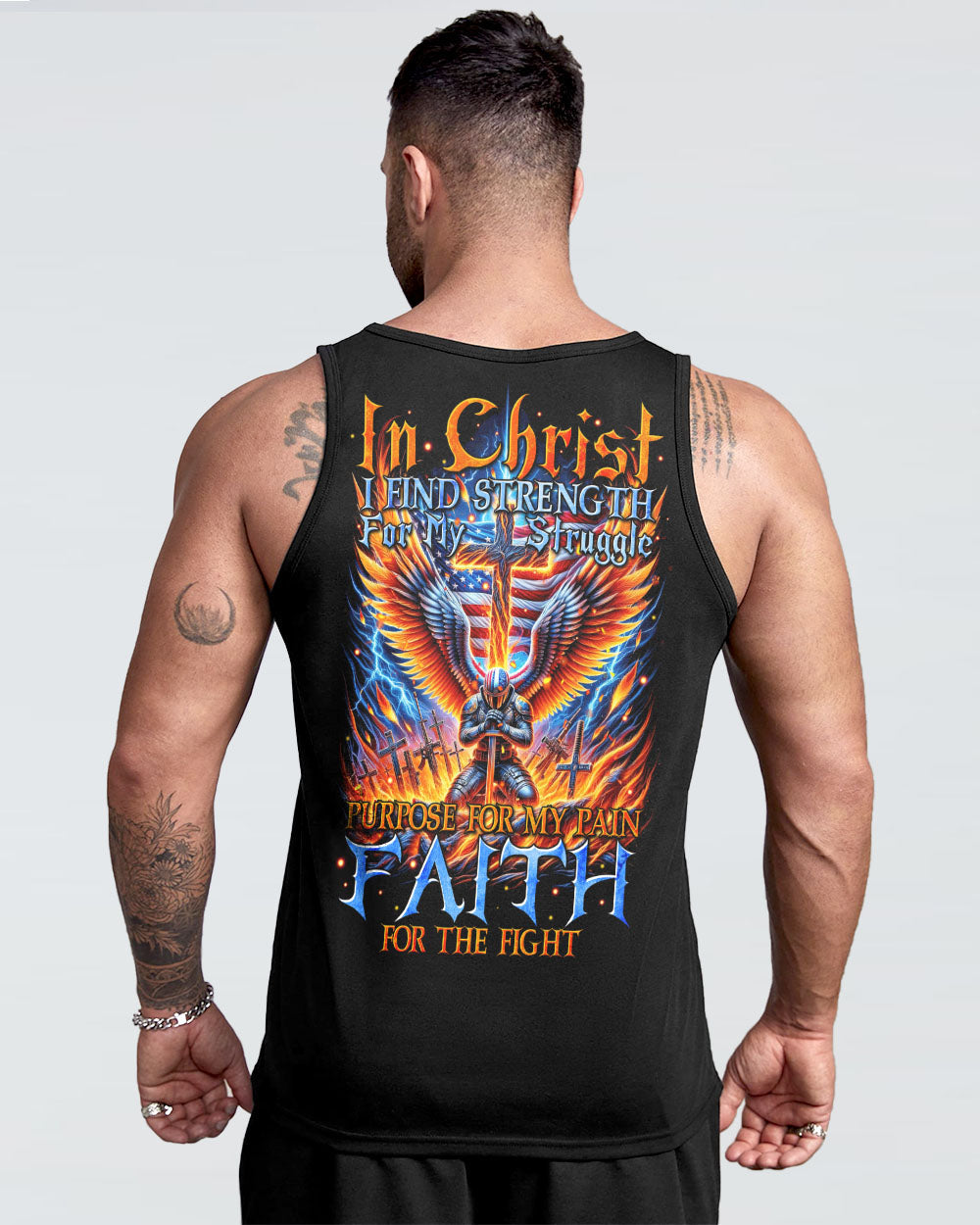 In Christ I Find Strength Men's All Over Print Shirt - Tytm3110234