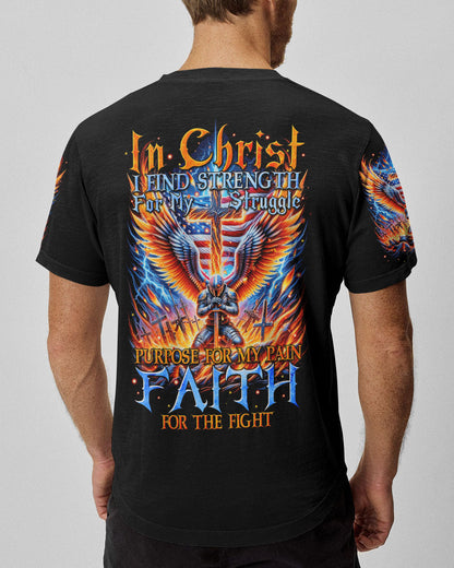 In Christ I Find Strength Men's All Over Print Shirt - Tytm3110234