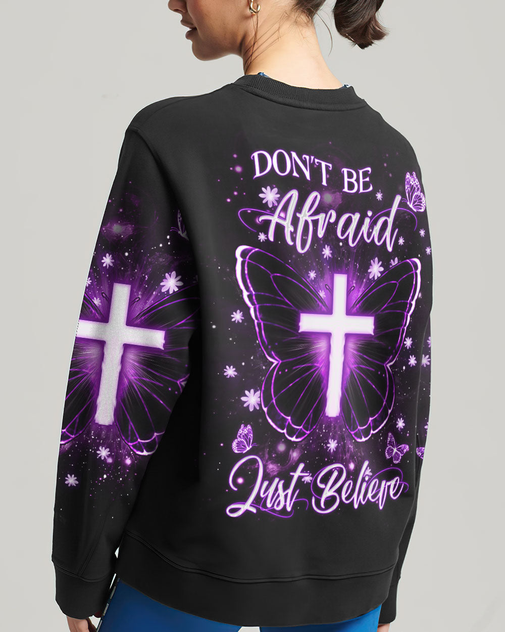 Don't Be Afraid Just Believe Women's All Over Print Shirt - Yhdu1309231