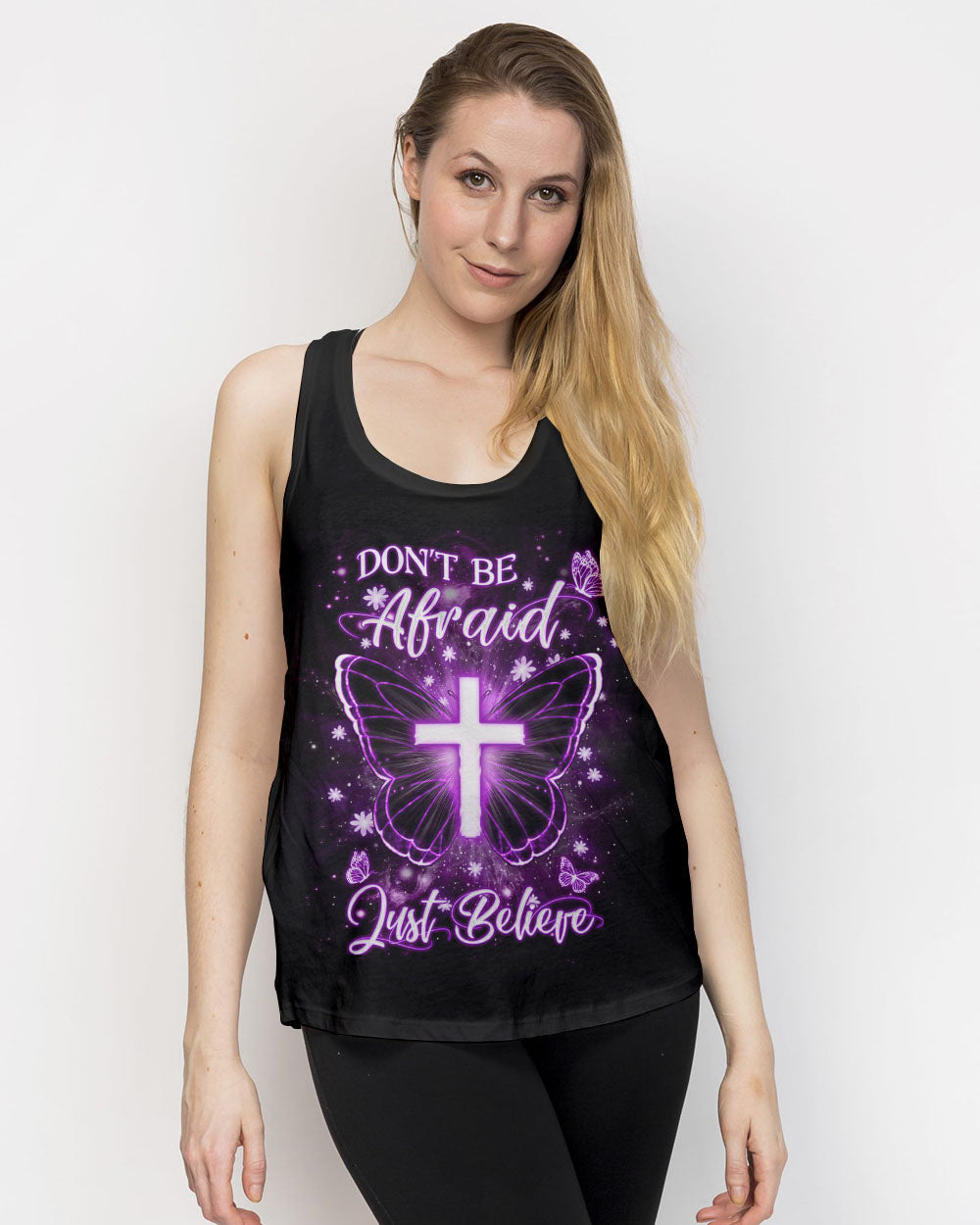 Don't Be Afraid Just Believe Women's All Over Print Shirt - Yhdu1309231