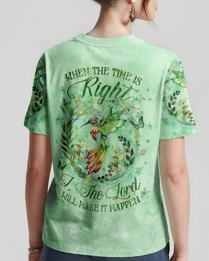 When The Time Is Right Women's All Over Print Shirt - Yhhg3108234