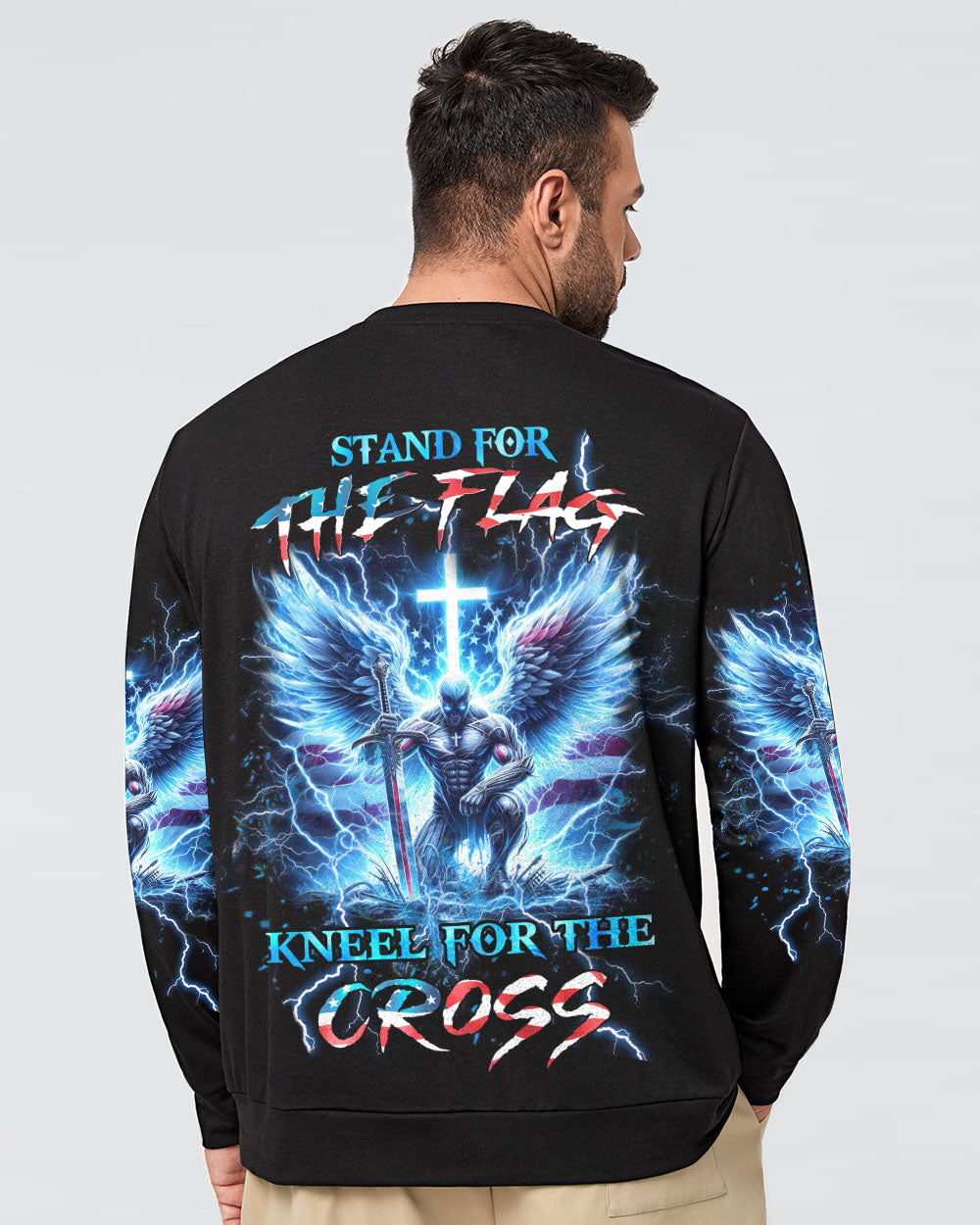 Stand For The Flag Kneel For The Cross Men's All Over Print Shirt - Yhhn1212234