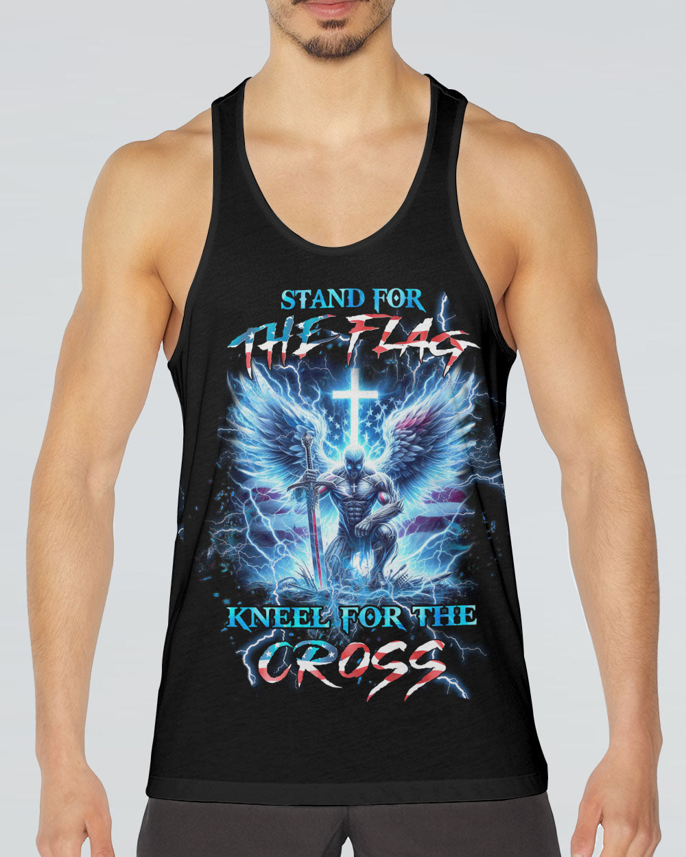 Stand For The Flag Kneel For The Cross Men's All Over Print Shirt - Yhhn1212234