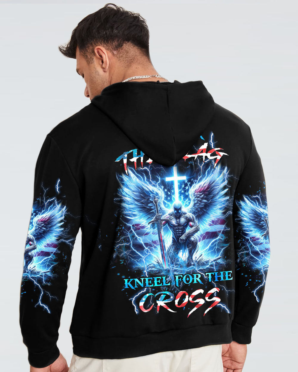 Stand For The Flag Kneel For The Cross Men's All Over Print Shirt - Yhhn1212234