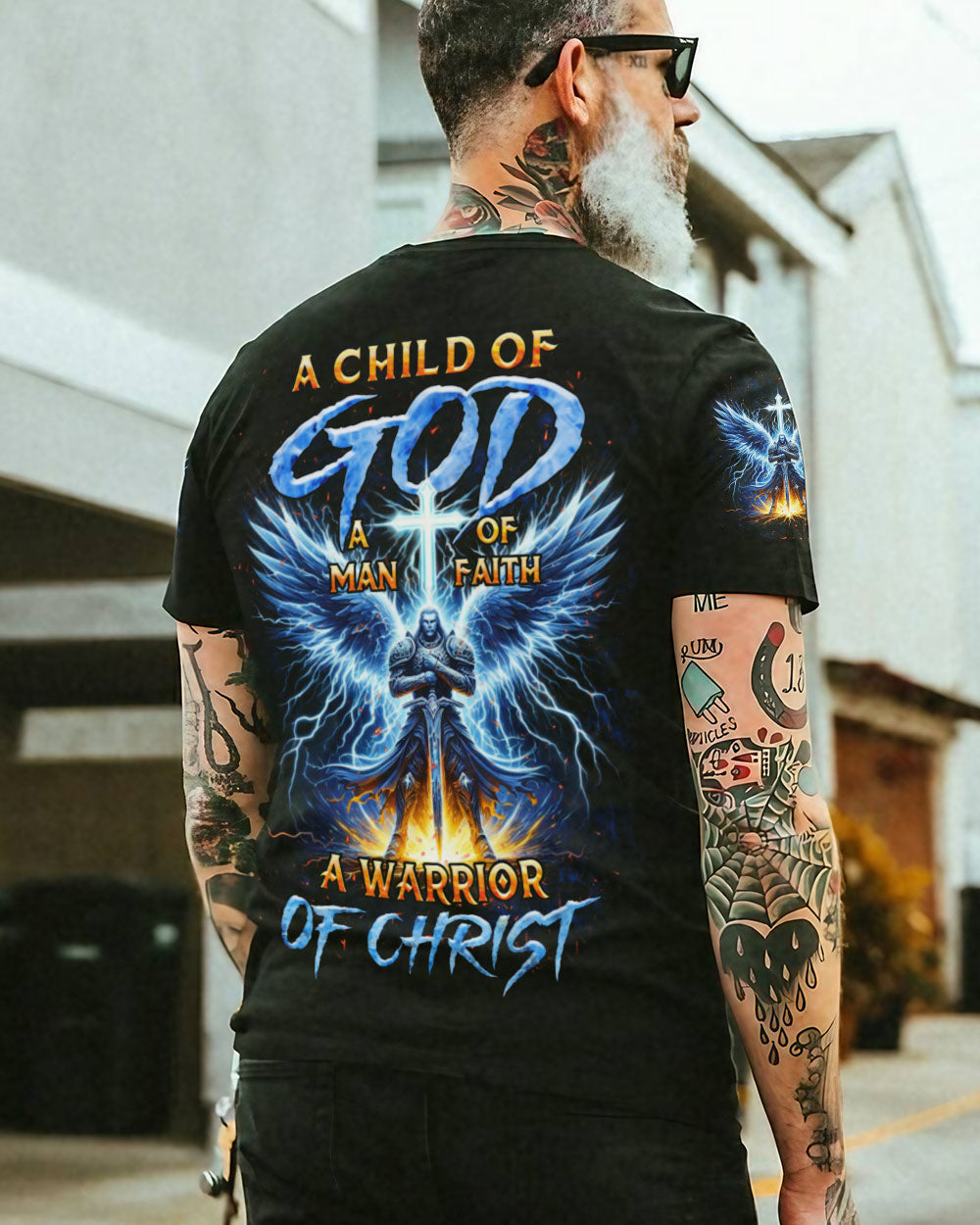 A Child Of God A Man Of Faith Men's All Over Print Shirt - Yhhn1503241