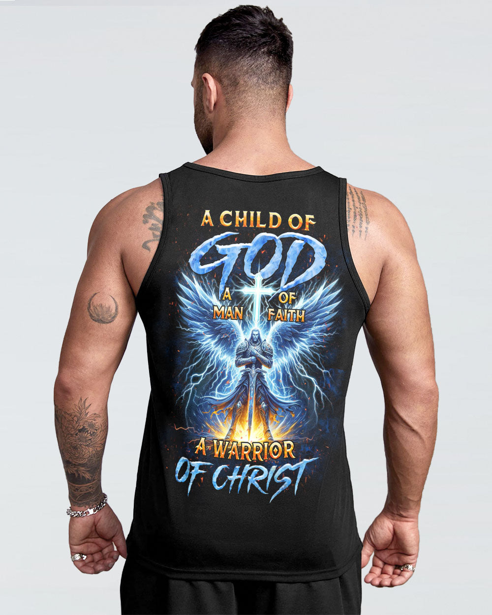 A Child Of God A Man Of Faith Men's All Over Print Shirt - Yhhn1503241