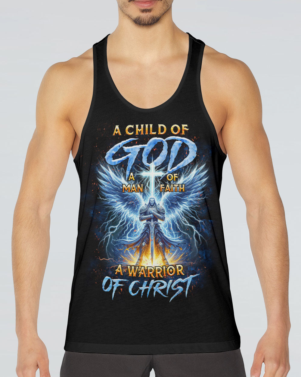 A Child Of God A Man Of Faith Men's All Over Print Shirt - Yhhn1503241