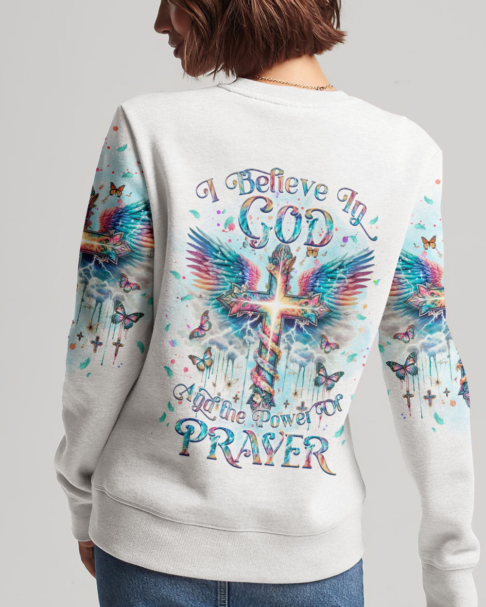 I Believe In God Women's All Over Print Shirt - Yhkd1412232