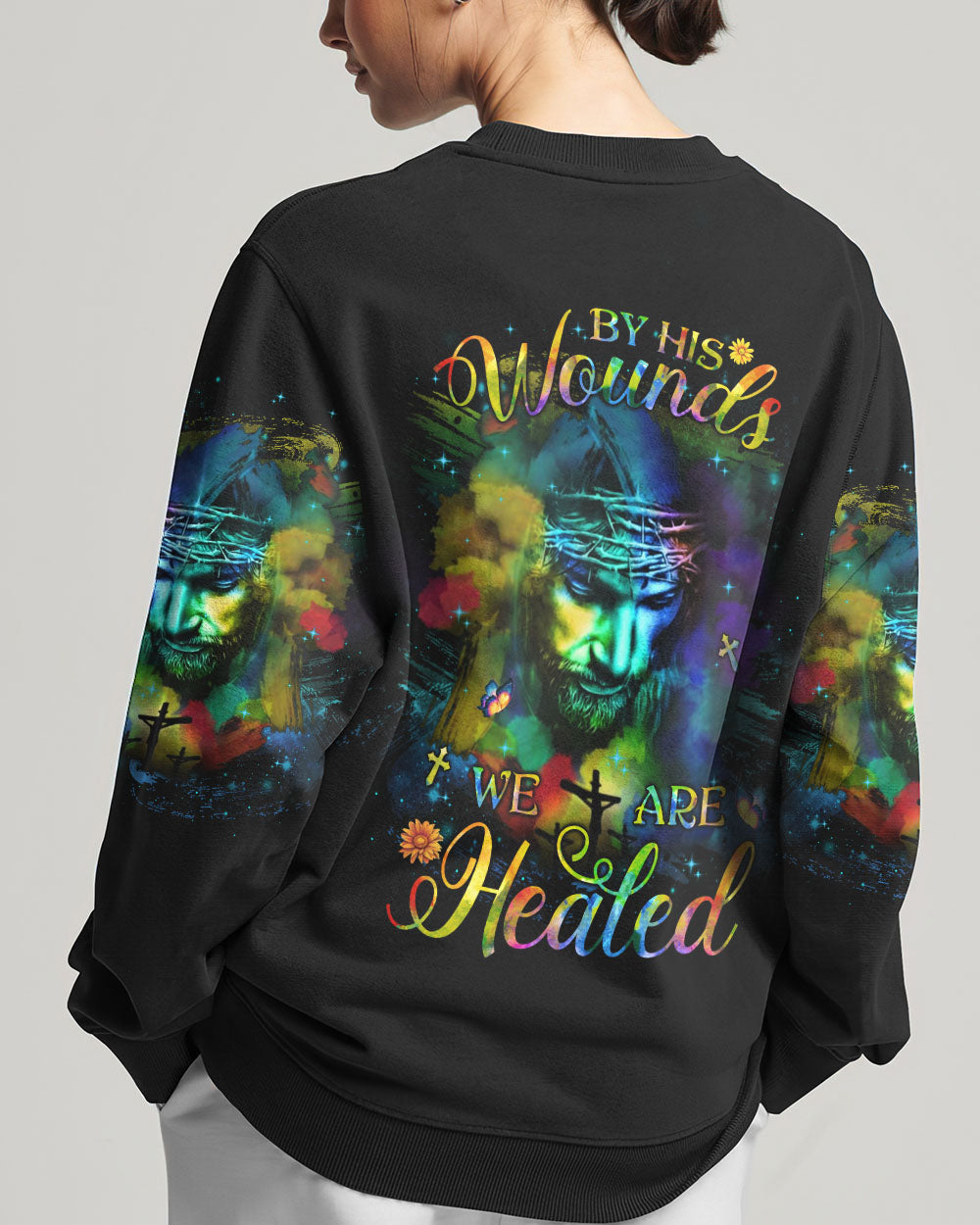 By His Wounds We Are Healed Women's All Over Print Shirt - Yhlh2909233