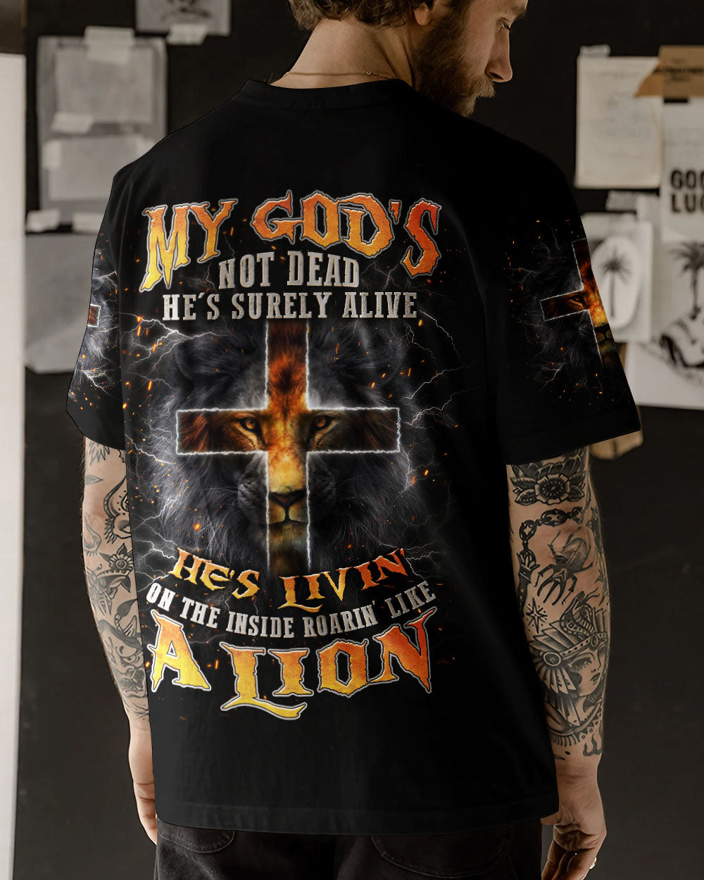 My God's Not Dead Men's All Over Print Shirt - Yhln1512234