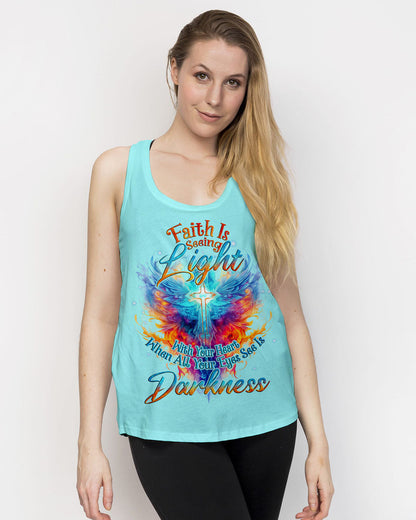 Faith Is Seeing Light Wings Women's All Over Print Shirt - Tlno2308234