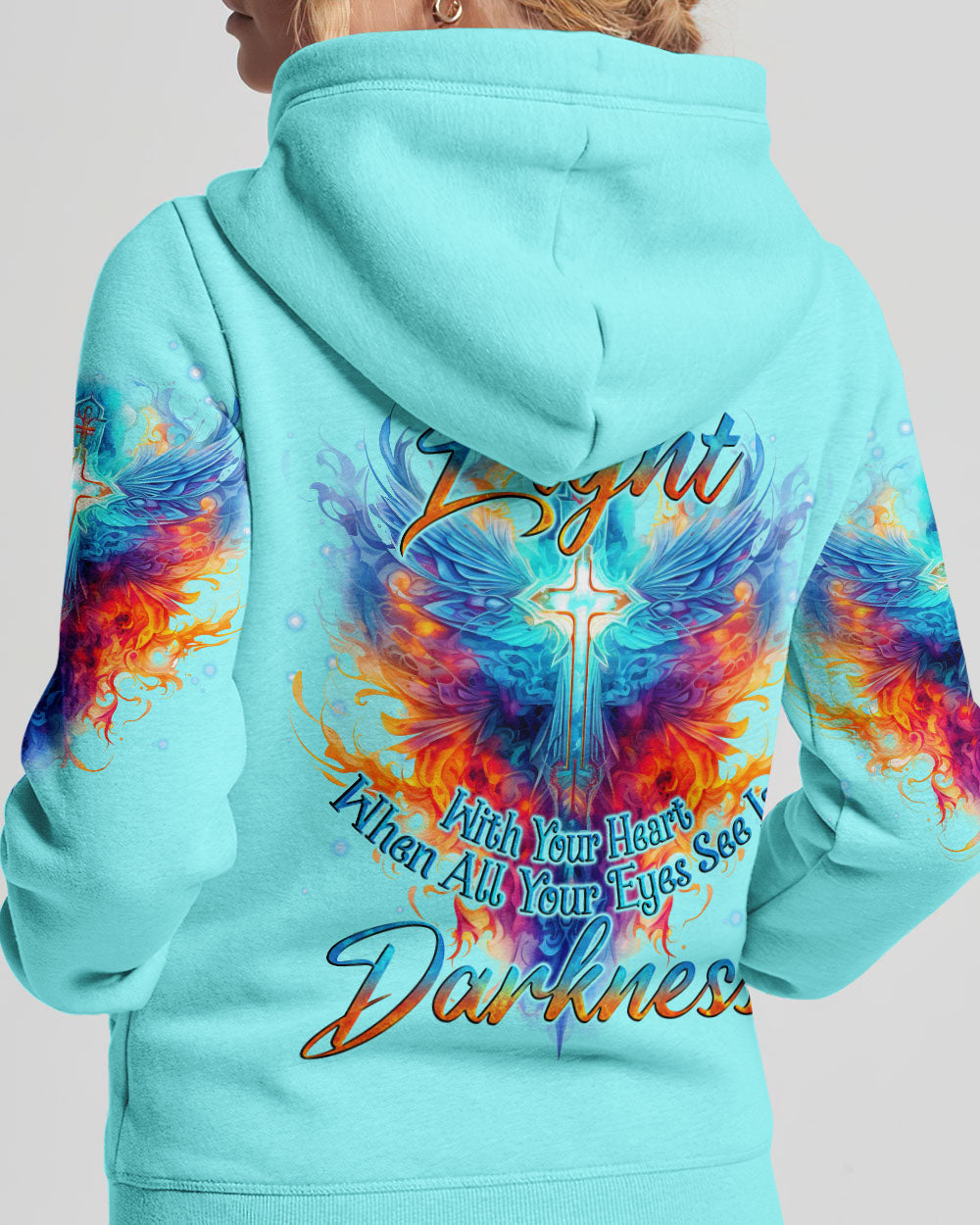 Faith Is Seeing Light Wings Women's All Over Print Shirt - Tlno2308234